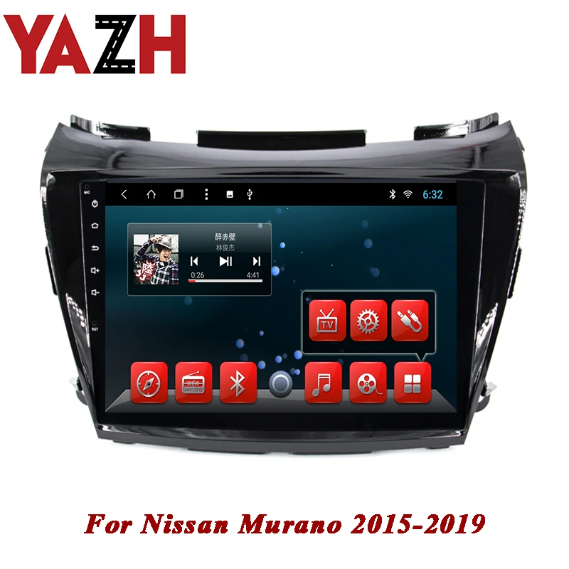 Автомобильный мультимедийный проигрыватель YAZH Android 9 0 для Nissan Murano 2015 2016 2017 2018 2019