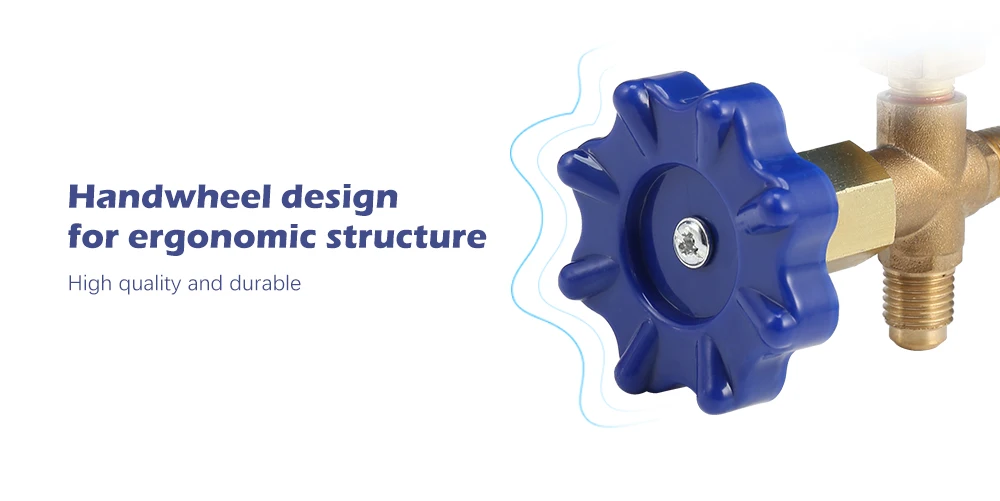 Манометр коллектора хладагента набор инструментов кондиционирования воздуха состояние воздуха холодильное с шлангом и крюком для R12/R22/R404A/R134A
