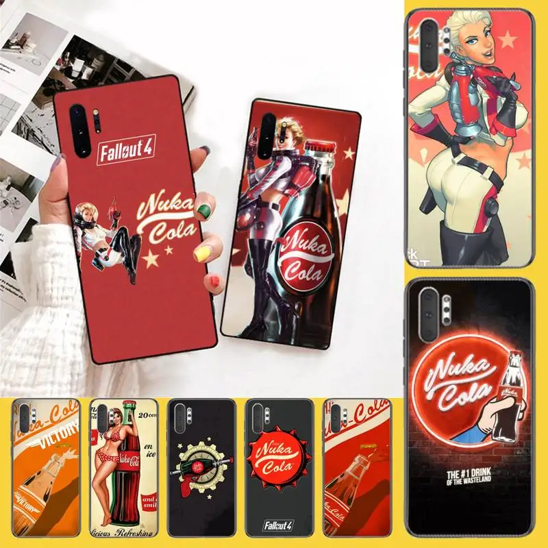 CUTEWANAN Nuka Cola girl poster TPU Мягкий силиконовый чехол для телефона Samsung Galaxy J7 J8 J6 Plus 2018 Prime