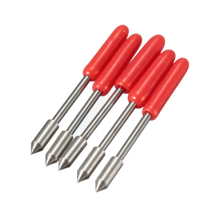 XNEMON 고품질 45 도 블레이드, 그래프텍 CB09 비닐 커터, 커팅 플로터 및 스프링, 45 도 밀링 커터, 5 개