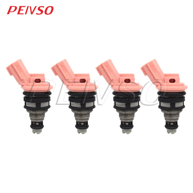 

PEIVSO 4pcs 16600-57Y00 Fuel Injector For NISSAN 200SX 1995~1998 NX 1991~1993 SENTRA 1991~1999 1.6L L4