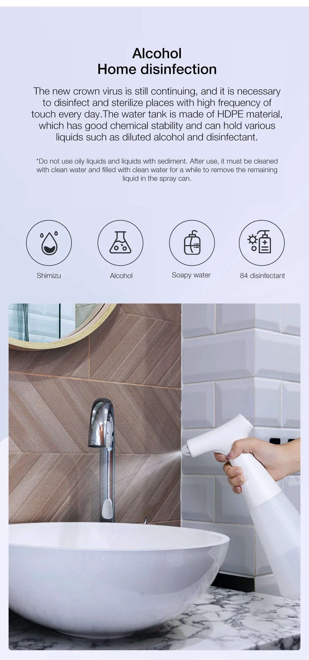 Xiaoda 550ML/900ML Electric Automatic Watering Can Two Spray Modes Adjuatable Disinfection Spray Bottle Garden Mister Sprayer