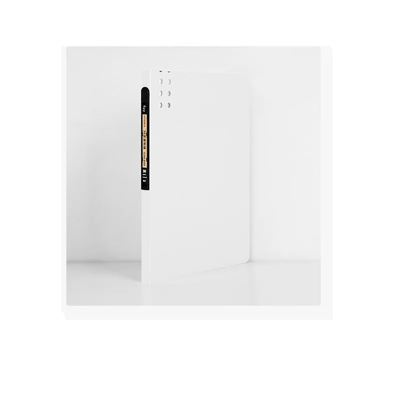 Xiaomi 20 страниц информация брошюра вставить папки коммерческие данные книга офисные принадлежности для предприятия школы буклет - Цвет: White
