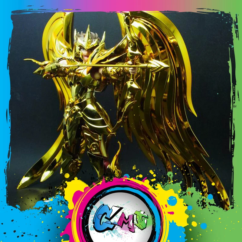 CMT в наличии GreatToys EX Sagittarius Aiolos Saint Seiya металлическая Броня Миф Ткань Золото Ex
