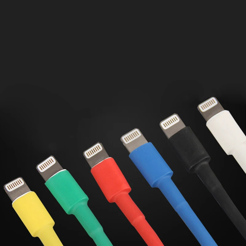 12 шт./пакет Универсальный терм усадочная трубка рукав USB 5 6 для iPad протектор 7 XS X XR Органайзер iPhone 8 зарядный кабель C7Z8