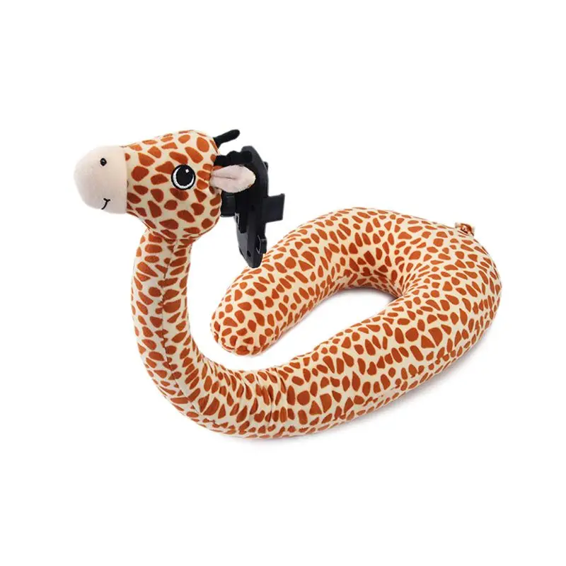 

2in1 Mobile Phone Holder for iPhone Memory Foam Neck Travel Pillow U Shaped Neck