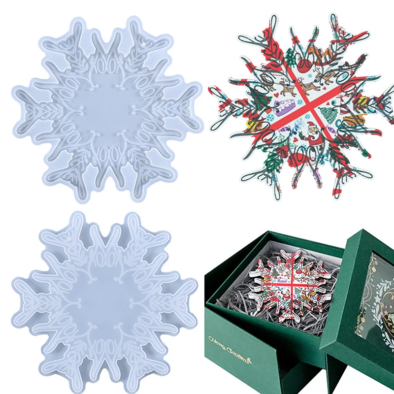 Glossy Shiny Sun Flower Mold DIY Making Snowflower Coaster Silicone Mold Home Decoration Craft Jewelry Accessories Handmade Tool