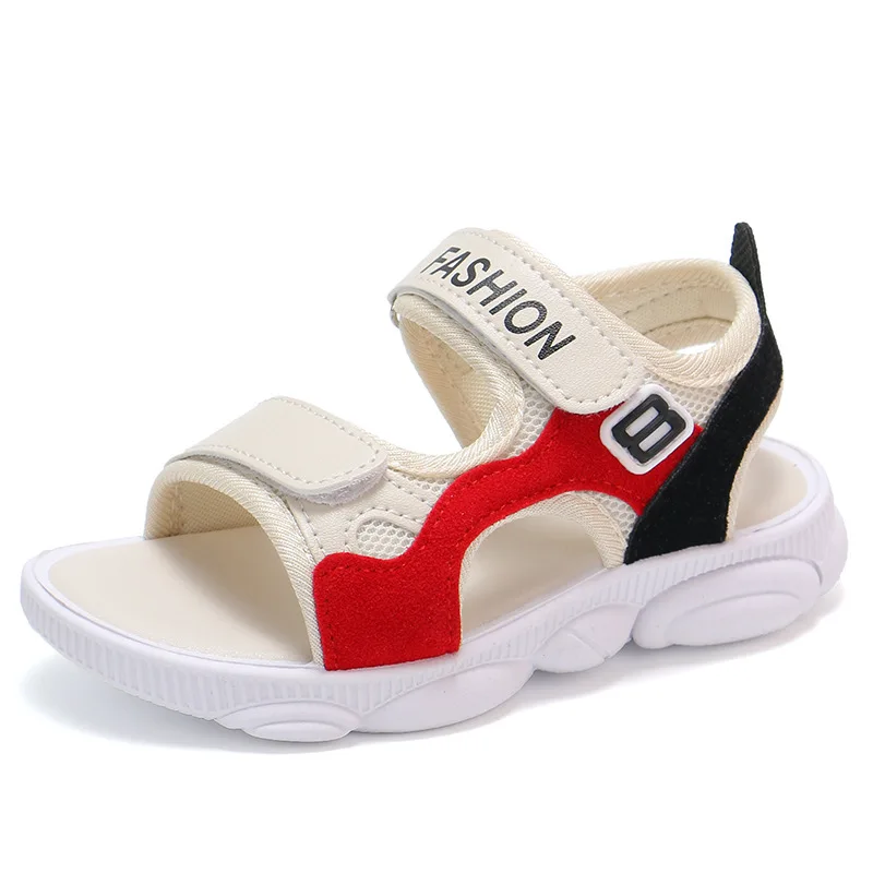Summer New Kids Sandals Boys Girls Sport Casual Light Shoes Children Baby Flat Shoes Kids Beach Leather Sandals Fashion Sandals