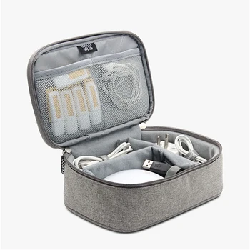 

Travel Cable Bag Portable Digital USB Gadget Organizer Charger Wires Cosmetic Zipper Storage Kit Case Accessorie Bag