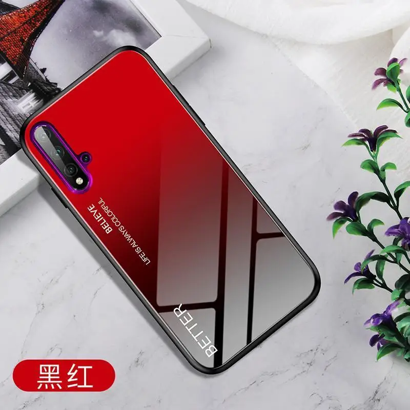Роскошный противоударный жесткий чехол-накладка для VIVO Y7S iQOO NEO Z5X Z1 Pro X27 Pro V15 S1 Pro градиентный мрамор чехол из закаленного стекла - Цвет: 1