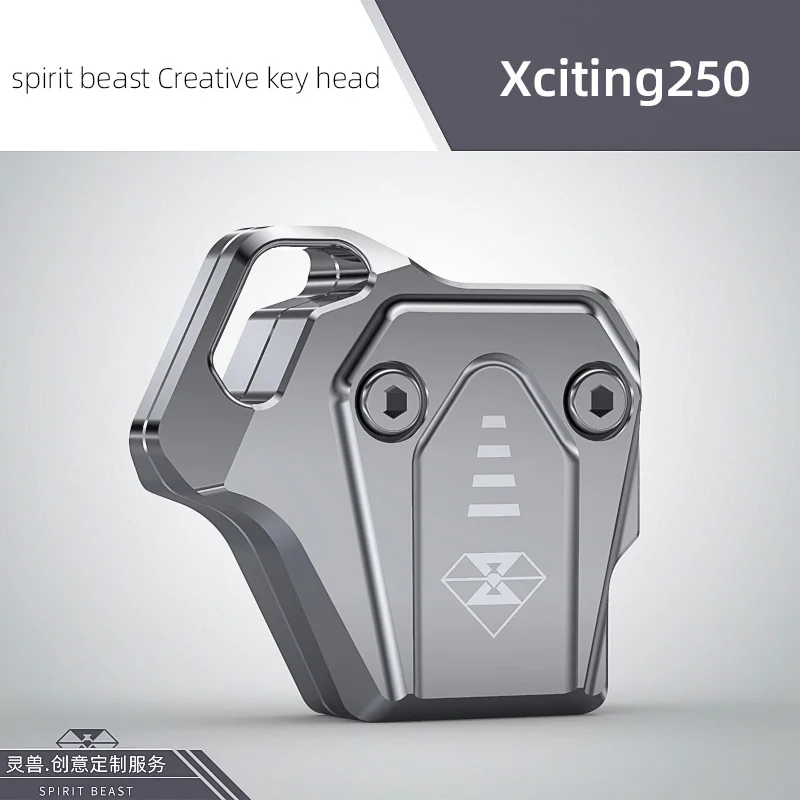 Серебристый Чехол для ключей мотоцикла Spirit Beast для Kymco XCITING 250 XCITING250 - Цвет: Серебристый