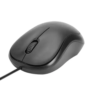

1200DPI USB Wired Mouse Lightweight 3 Buttons Optical USB Universal Black Gaming Mice Ergonomic Computer Peripherals