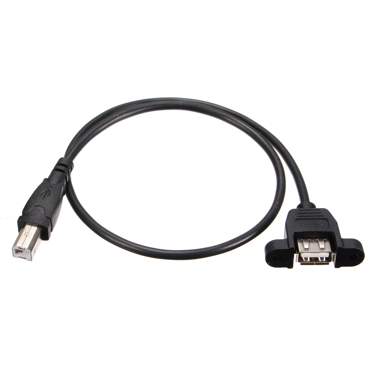 USB B штекер usb тип A гнездо панель крепление удлинитель адаптер 50 см