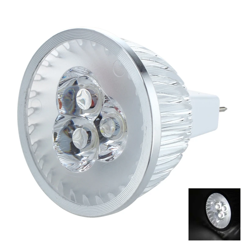 MR16 светодиодный прожектор 3 белый свет 6500K 6W DC/12 V AC