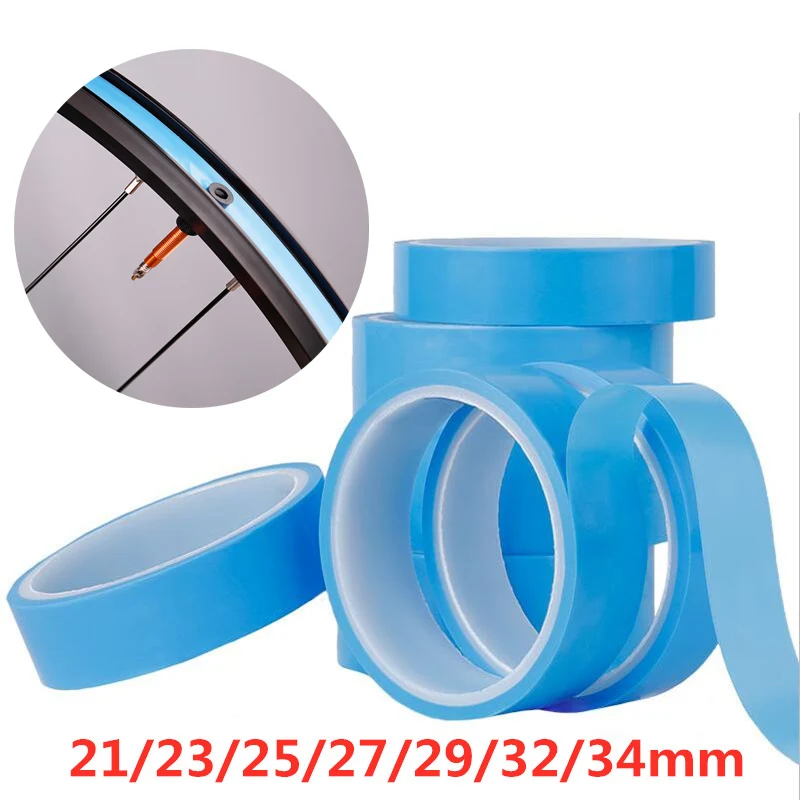 Bicycle Tubeless Rim Tape Tensilized Strapping Synthetic Rubber Adhesive width 21 23 25 27 29 32