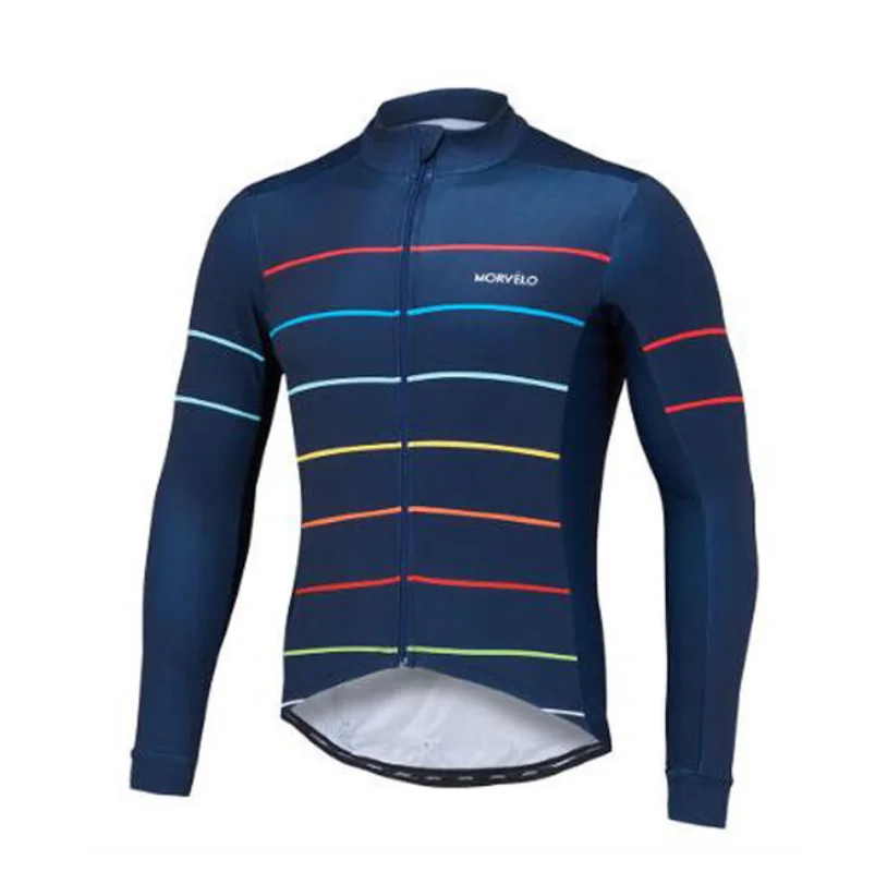 

2019 New Por Team MORVELO Jersey Autumn Men's Long Sleeve Mountain Bike Pants Ciclismo Bike Top