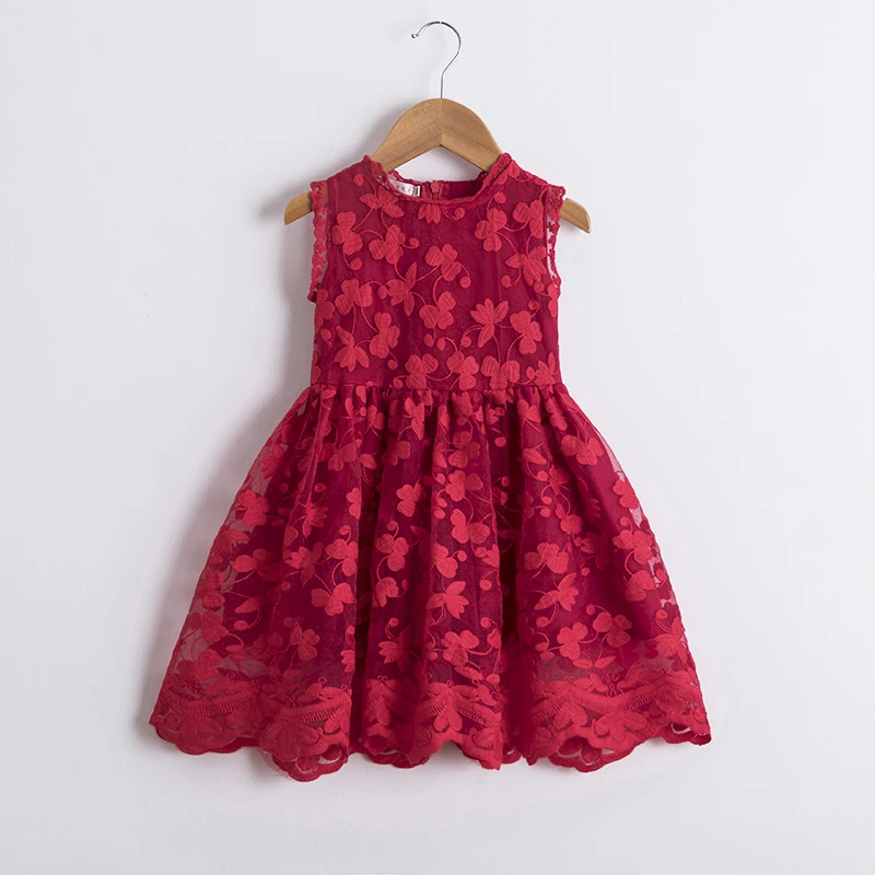 Girls Summer Dress Little Girl Floral Petals Dress 3 4 5 6 7 8 year old Child