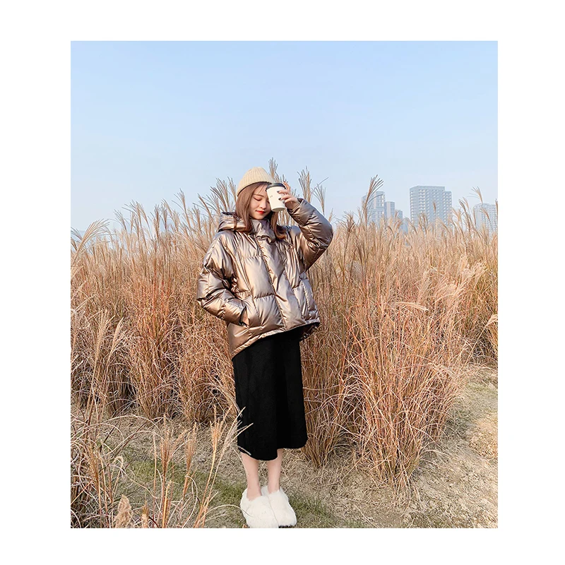 Новинка 2019 пальто большого размера толстая зимняя куртка женское пуховое