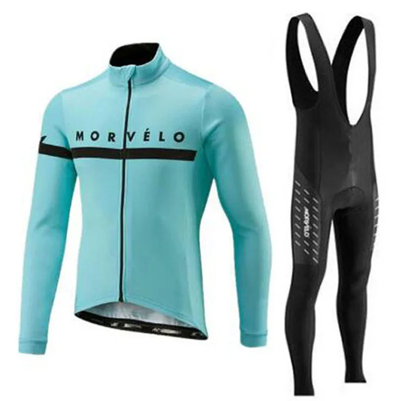 Pro team, мужская одежда Morvelo, осенняя, быстросохнущая, с длинным рукавом, для велоспорта, набор, Ropa Ciclismo, для гонок, для велоспорта, спортивная одежда, одежда для велоспорта