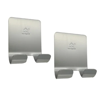 

4pcs Stainless Steel Plug Storage Hook Shelf Holder Power Rack Bathroom Organizers Socket Wall Mounted Hanger Kitchen Tool A30