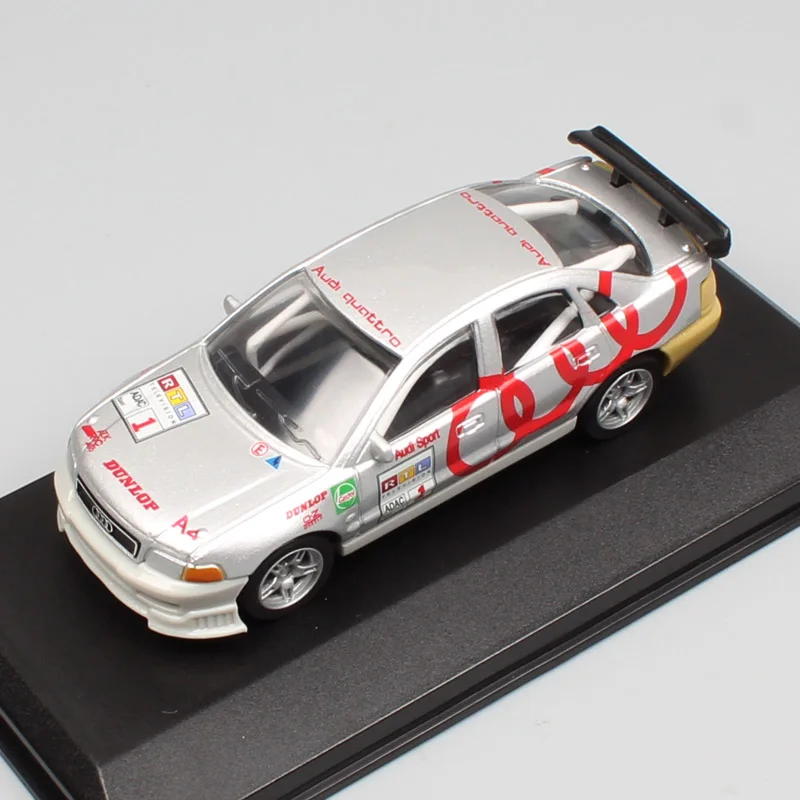 1/43 весы высокоскоростные маленькие Audi A4 STW ADAC No#45 Biela No#10 touring Diecasts& Toy Vehicles гоночный автомобиль игрушки модель акриловая коробка