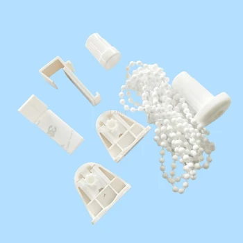 

17mm Roller Blind Bead Chain Clutch Control Ends Bracket Set for Vertical Roller Blinds Shutter Curtain Shade Window Treatments