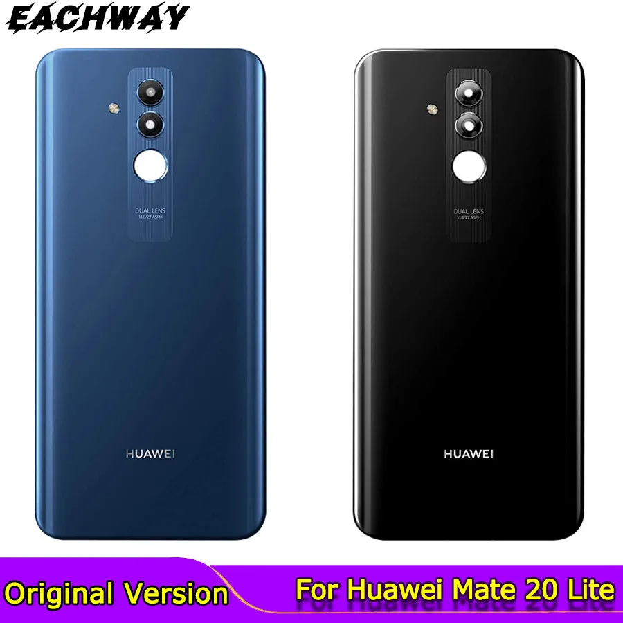 Задняя крышка батарейного отсека Huawei Mate 20 Lite стеклянная с объективом камеры |