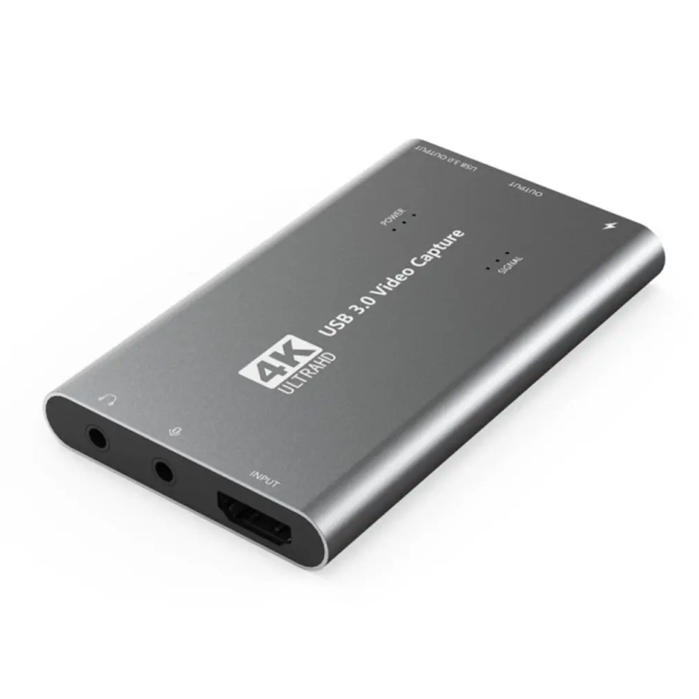 

Live Streaming Conference Game Computer Plug And Play Grabber Video Capture Card Portable USB 3.0 Hdmi Loop Out 4K 1080P 60Hz