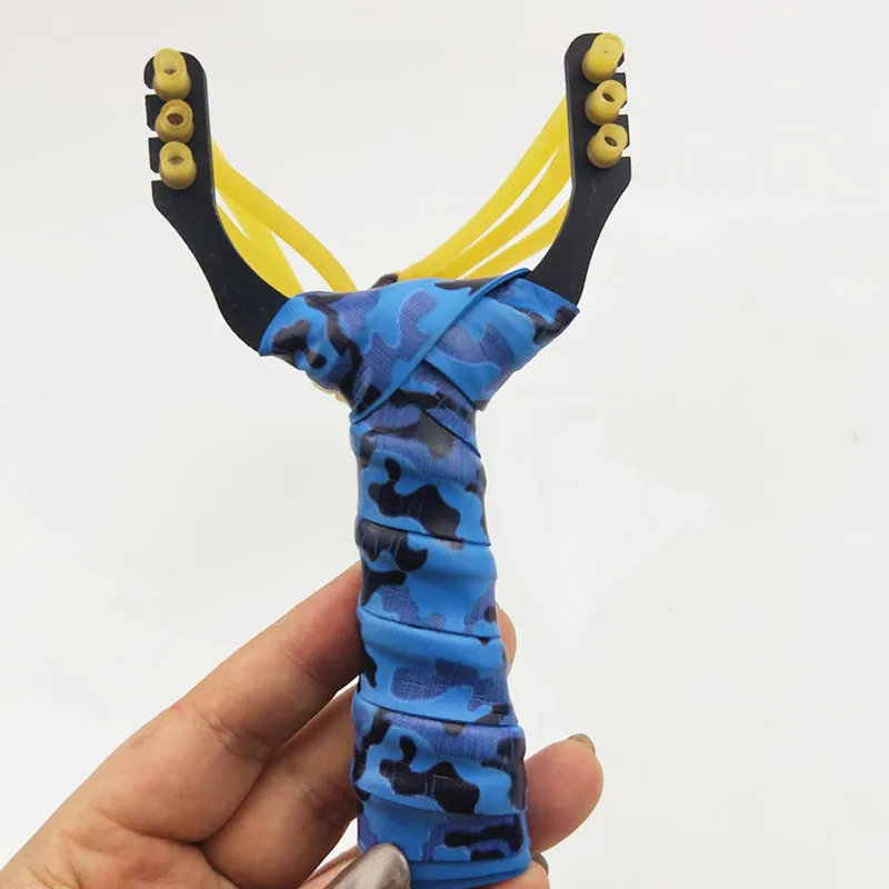 Новый профессиональный титана стали стрельба рогатки мощный резиновый ремешок