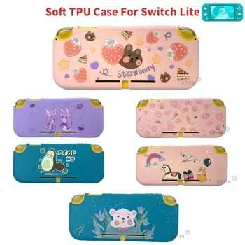 

Cute Pink Case for Nintendo Switch Lite Soft Cover Protective TPU Shells for Nintendo Switch Lite Game Accessories