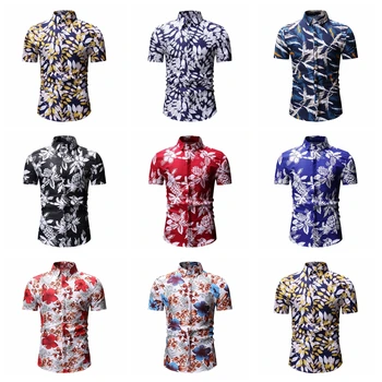 

Dihope Mens Summer Beach Hawaiian Shirt Brand Short Sleeve printed design Shirts Casual Holiday Vacation Clothing Camisas 2020