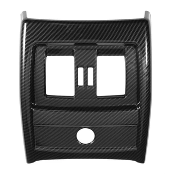 

car-styling ABS Plastic Carbon fiber Style Rear Seat Air Conditioning Vent Cover Trim for BMW 3 4 Series F30 F34 13-18