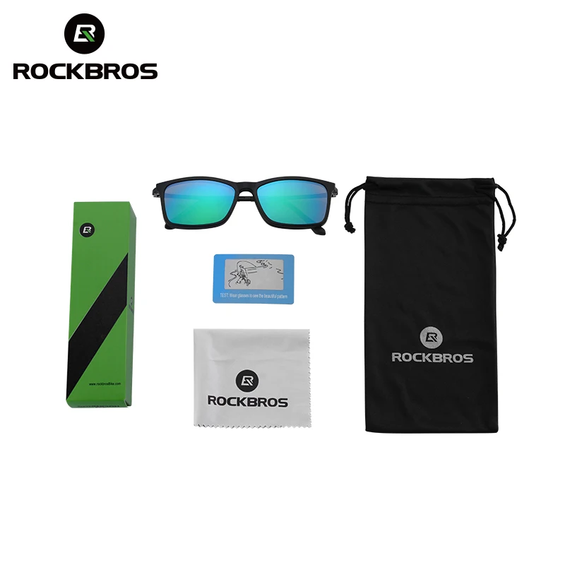 ROCKBROS Cycling Customized Myopia Sunglasses UV400 Nearsighted Glasses Double Lens Polarized Lens Driving Bike Bicycle Eyewear