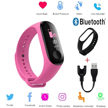 

смарт часы Smart Wristband Smart Bracelet Fitness Tracker M3plus Smart Band Heart Rate Activity Bracelet Sport Smart Watch Band