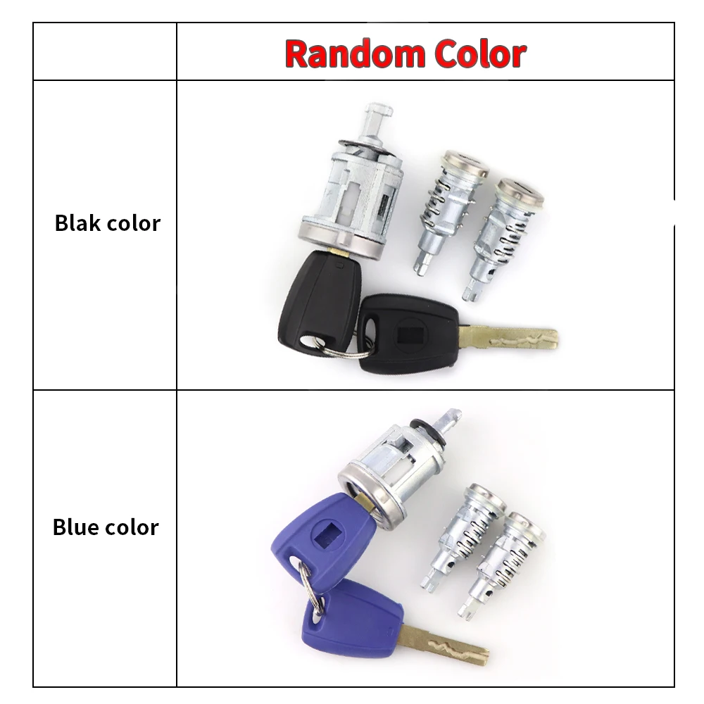 YIQIXIN Set di serrature per accensione auto a 2 chiavi per Fiat Ducato SIP22 lama Peugeot Citroen Cargo Punto chiusura cilindro con serratura bagagliaio - Hb8a2e56a841449969ddf103678837c7aj