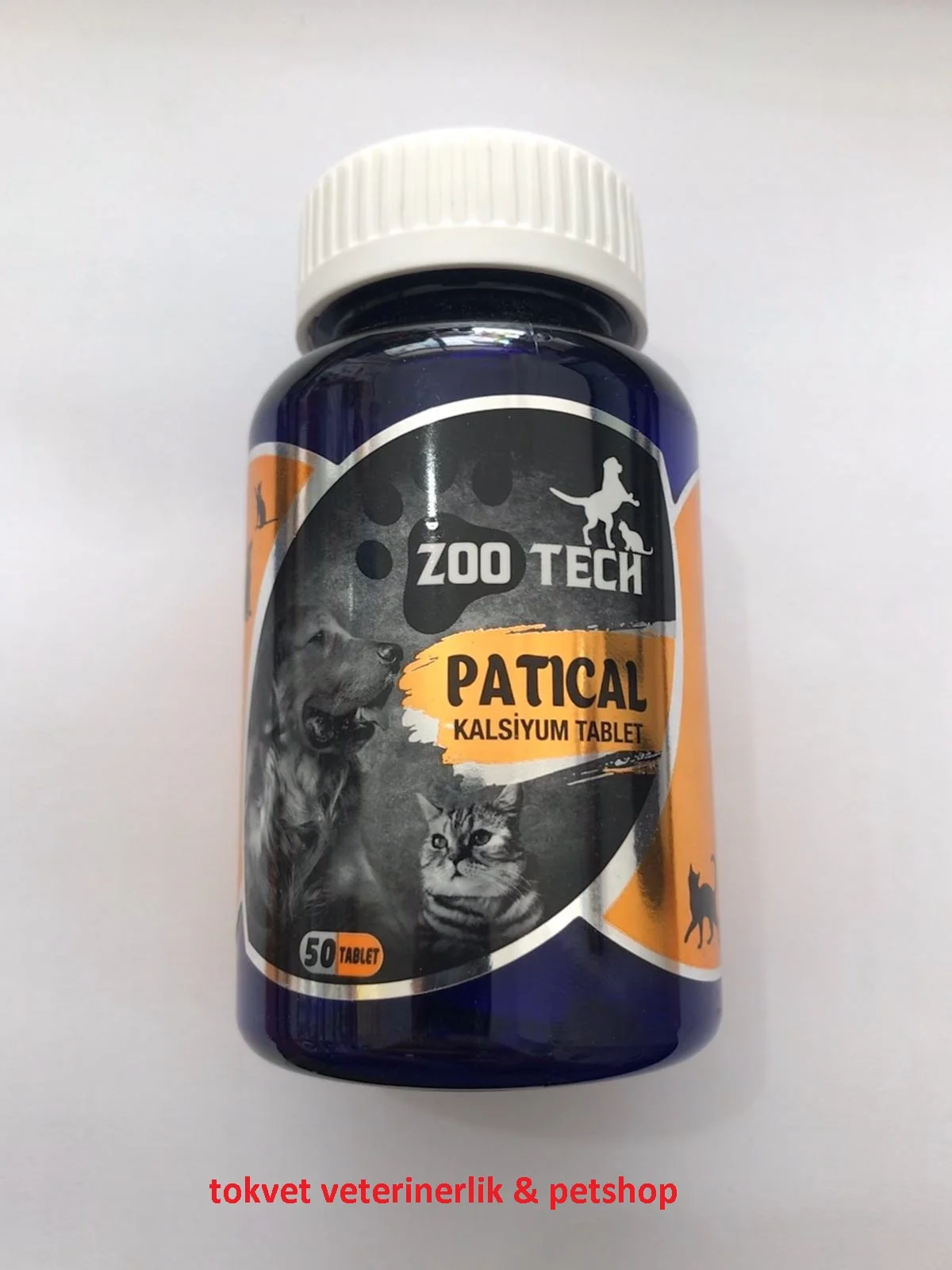 Zootech-Tableta Patical de calcio, 50 tabletas, vitamina D, para animales, animales, animales