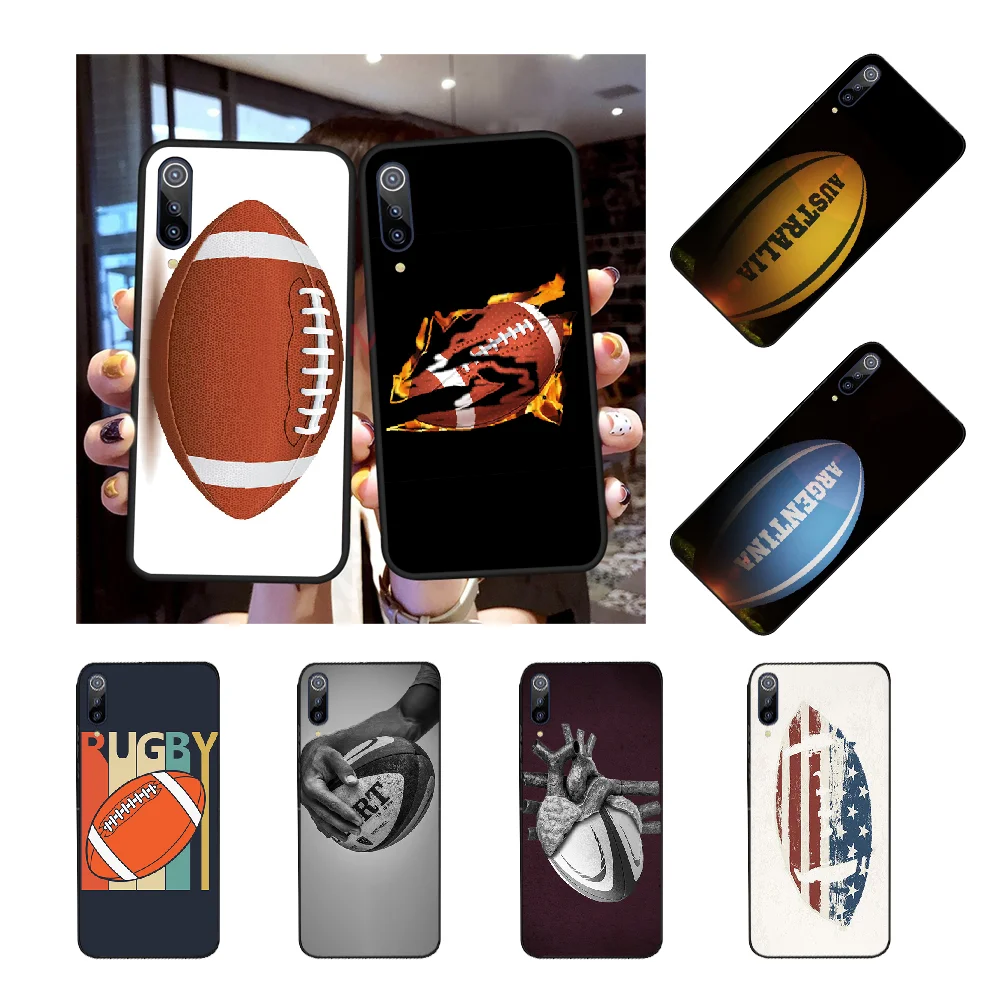 NBDRUICAI Силиконовый ТПУ чехол для телефона регби мяч Redmi Note 8 8A 7 6 6A 5 5A 4 4X 4A Go Pro Plus