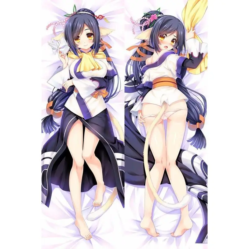 3D двусторонний японский аниме Utawarerumono Kuon Throw Otaku Dakimakura Подарочное постельное белье Длинная Подушка для объятий чехол 150x50 см