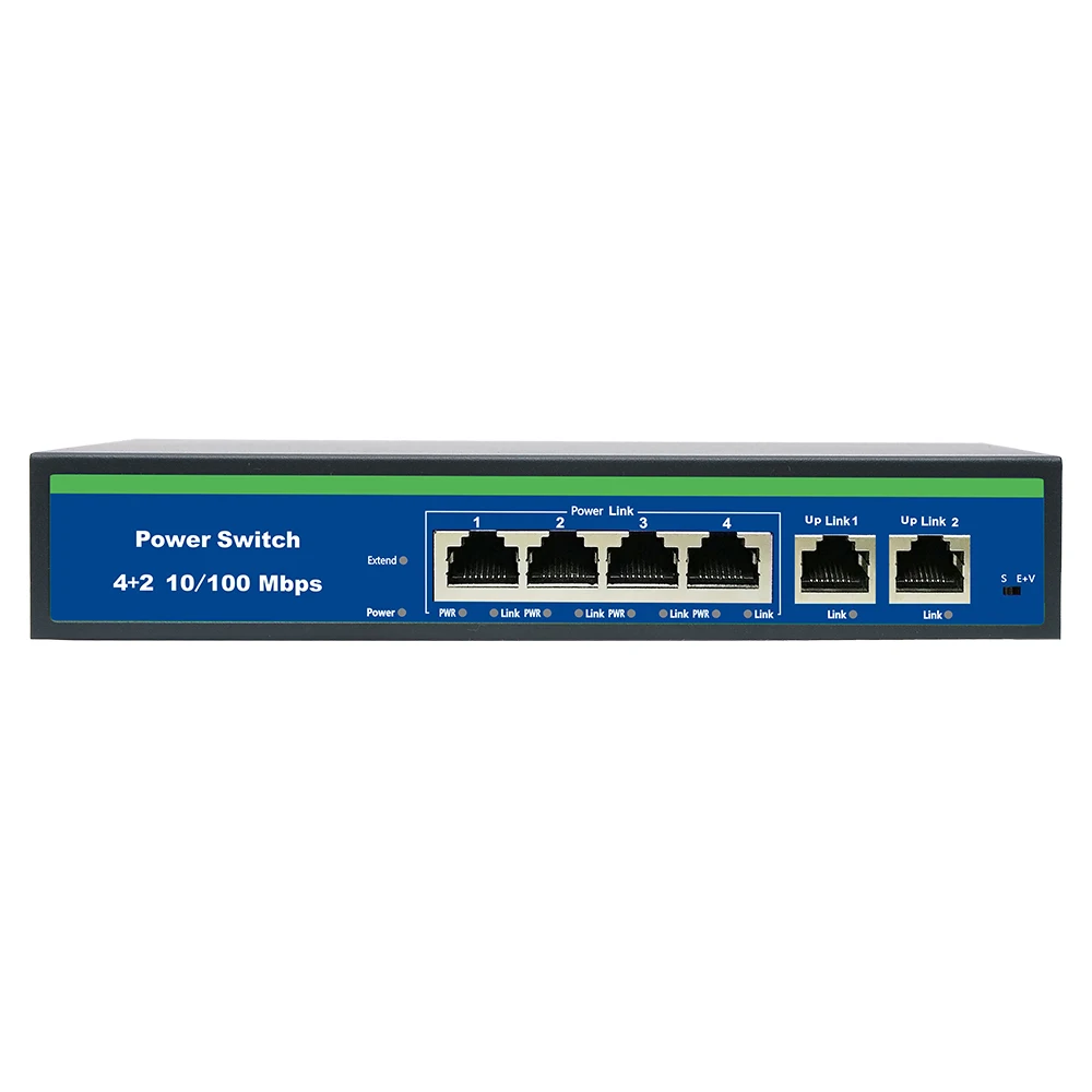 24V Пассивный POE коммутатор Ethernet с 4 10/100 Мбит/с Порты подходит для IP