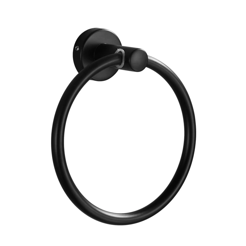 

Hand Towel Holder Ring Round Wall Mounted Bathing Towel Rack Stainless Steel Towel Bar Ring Bathroom Accessories towel ring
