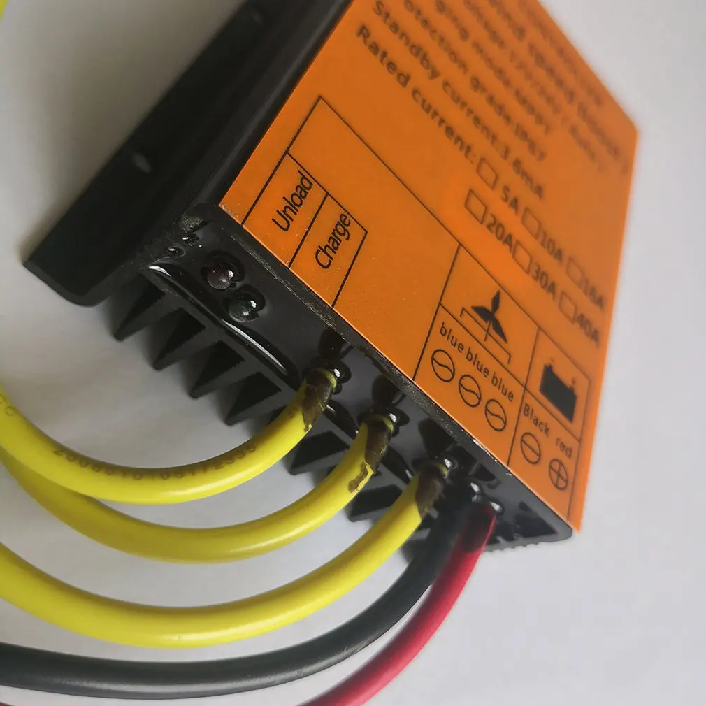1000 Вт контроллер ветровой турбины 12V24V водонепроницаемый Mppt выпрямитель тормоз зарядка выпрямитель мост Серебряный