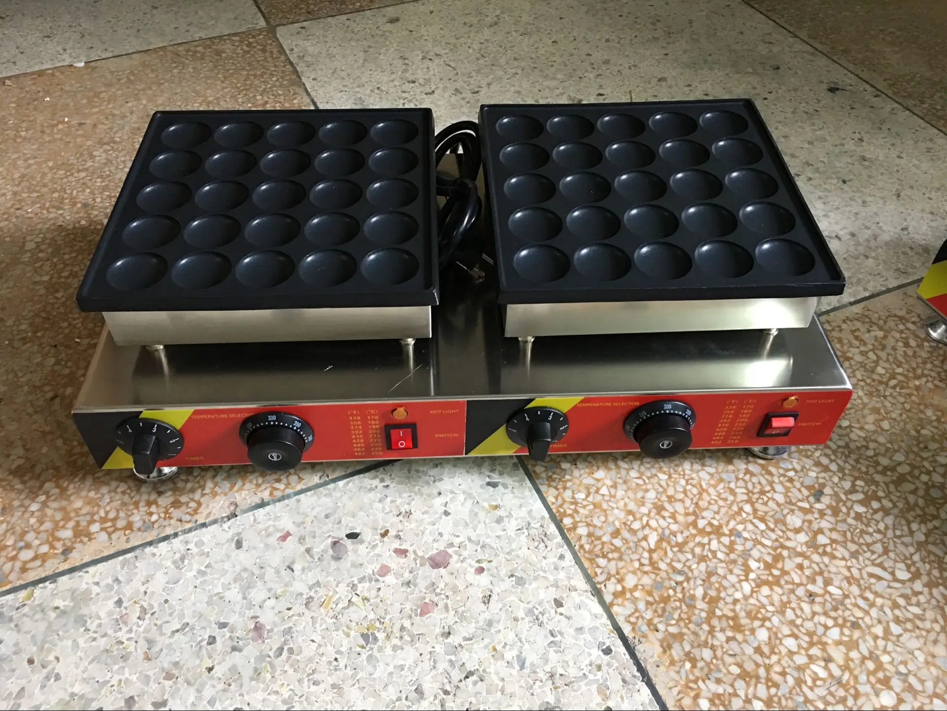 Электрический 110v 220v Poffertjes гриль голландский вафельница мини блинная машина