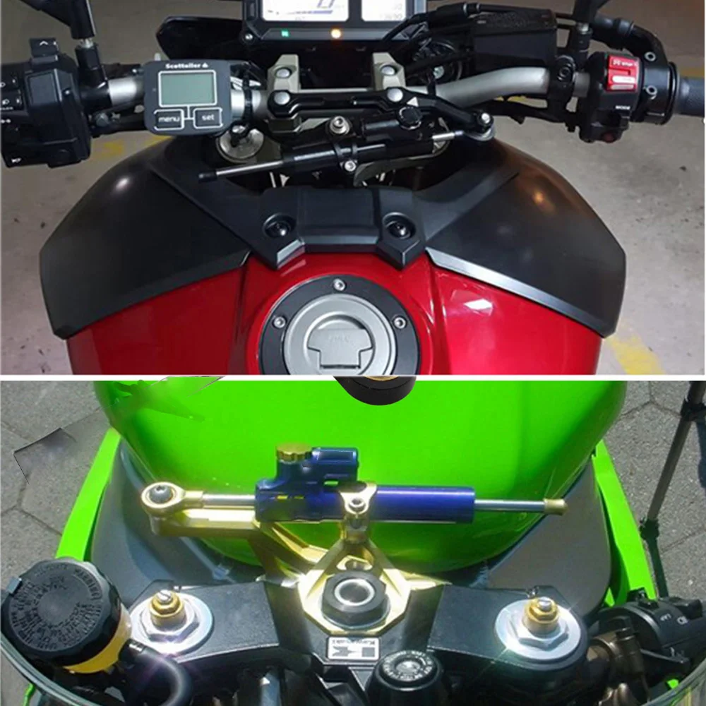Универсальные мотоциклетные алюминиевые стабилизатор рулевого управления демпфер для Kawasaki ZX6R ZX-6R 2000 2001 2002 2003 2004 все годы