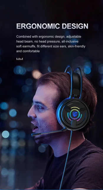 SADES ARMOR REALTEK GAMING AUDIO HEADSET W/ RGB LIGHT