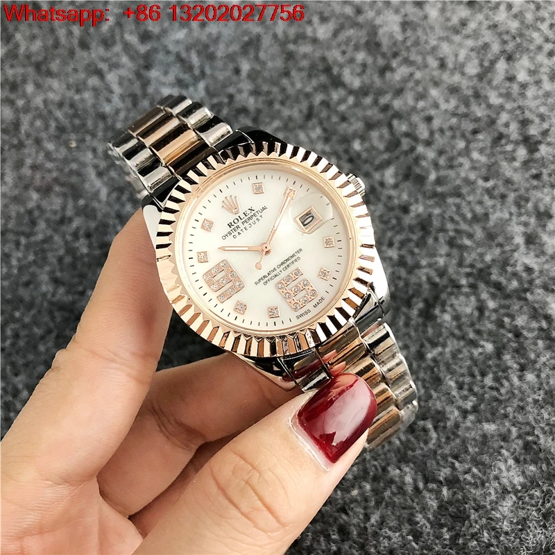 

RO7 High Quality Brand Women men Watches Fashion Ladies Quartz Rolexable Watch Relogio Feminino