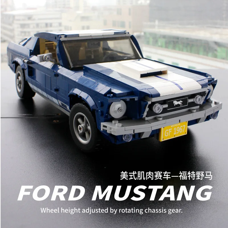 

1684pcs Creator Expert Ford Mustang 1967 GT500 Compatible Legoingly 10265 Building Blocks Bricks Toys Gift
