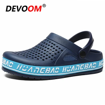 

Summer Sandals Men Water Beach Shoes Clogs Slippers Men Jelly Sandals Homme Lightweight Sandals Garden Clogs Shoes Big Size 45