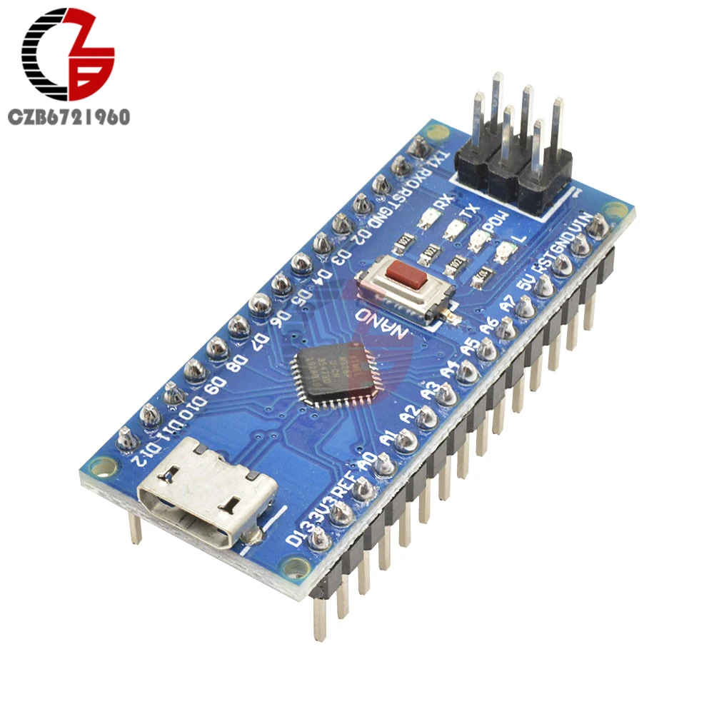 5V type-C Micro USB C CH340 Nano V3.0 ATMEGA328P-MU ATMEGA328 макетная плата с автоматическим зондированием для Arduino