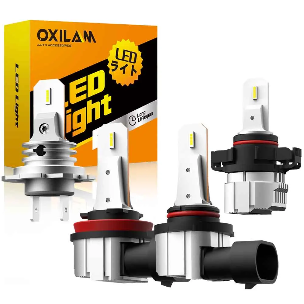 2x H7 H8 H11 880 светодиодный налобный фонарь 9006 H3 H10 PSX24W 5202 для LADA Niva Kalina Granta Vesta Xcode Samara