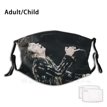 

Closing Eyes Harry Funny Print Reusable Filter Face Mask Handsome Rap Styles Music Young Funny Cute